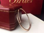 Perfect Replica Cartier Juste Un Clou Nail Bracelet-Smooth Rose Gold 